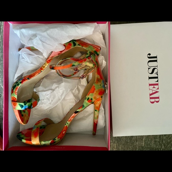 JustFab Rochelle Sandal Heels 👡💐 - Picture 4 of 5